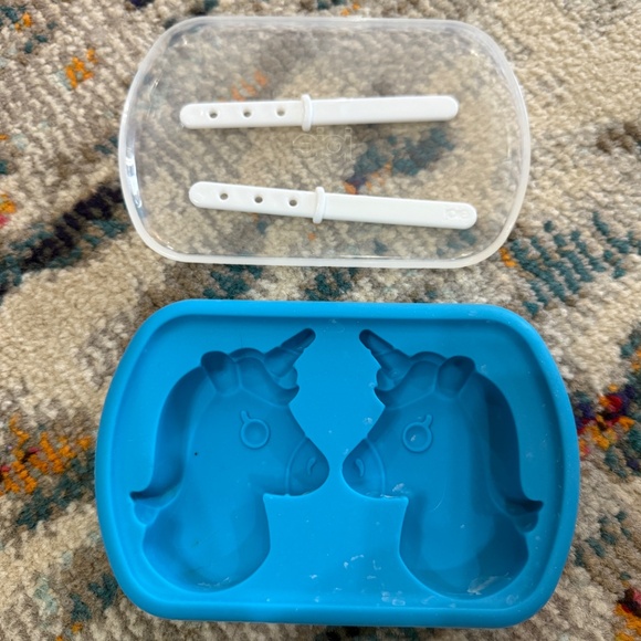 Blue silicone Unicorn horse popsicle candy treat baker mold by Joie girl theme - Picture 4 of 6